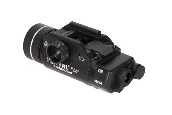 The Streamlight TLR1 HL handgun light is fully ambidextrous with multiple light modes